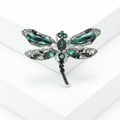 Rhinestone spāru saktas sievietēm Unisex kristāla stikls kukaiņu piespraudes banketu ballītei mugursoma Dāvanas rotaslietas aksesuāri