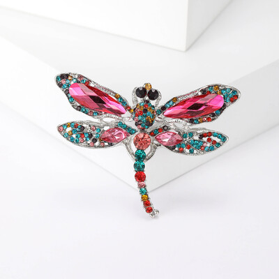 Rhinestone spāru saktas sievietēm Unisex kristāla stikls kukaiņu piespraudes banketu ballītei mugursoma Dāvanas rotaslietas aksesuāri