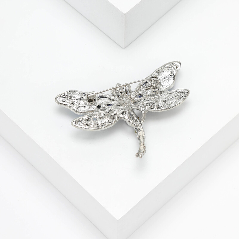 Rhinestone spāru saktas sievietēm Unisex kristāla stikls kukaiņu piespraudes banketu ballītei mugursoma Dāvanas rotaslietas aksesuāri