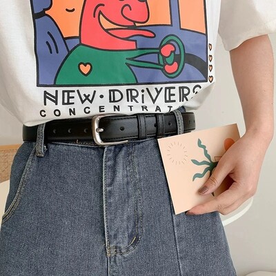 1kom ženski remen Modni jednostavni svestrani remen Autentični visokokvalitetni trend mekani remen uparen sa zapadnjačkim hlačama Ženski remen za traperice