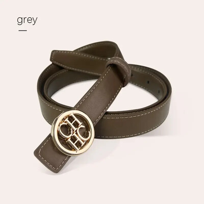 2024. gads. Stilīga vienkrāsaina ādas josta ar zelta sprādzi, vienkārša, daudzpusīga, regulējama jostasvieta sieviešu bikšu jostai