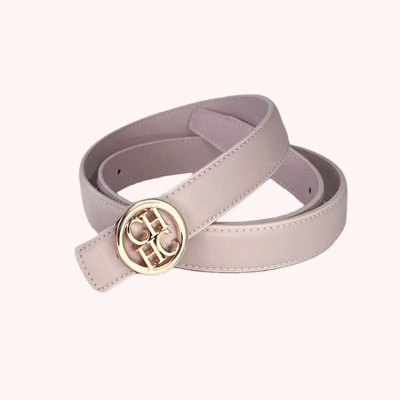 2024. gads. Stilīga vienkrāsaina ādas josta ar zelta sprādzi, vienkārša, daudzpusīga, regulējama jostasvieta sieviešu bikšu jostai