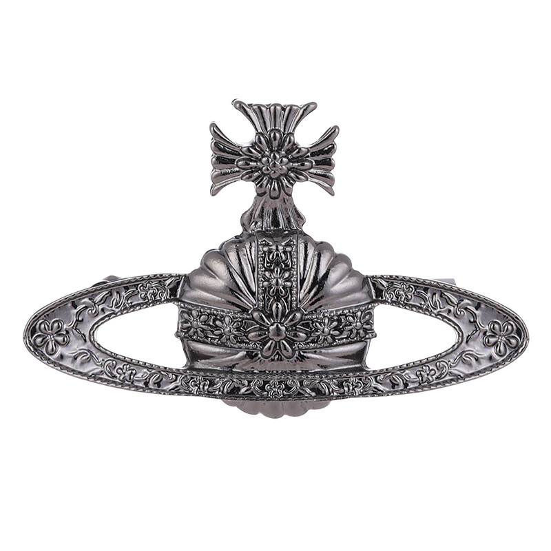 Metāla Saturn Planet ģeometriskā piespraude Sieviešu vienkāršs un moderns kāzu uzvalka aproču aksesuāri