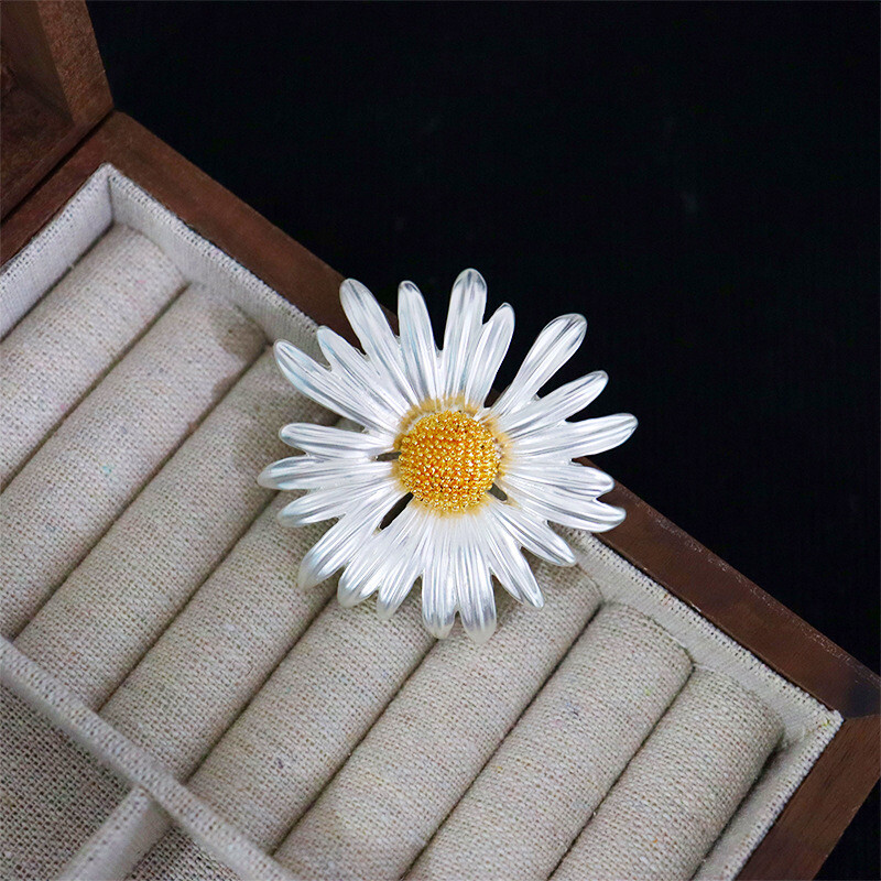 Niche Superior Simplicity Daisy gėlių sagės augalų sagės, skirtos moterų vakarėlio aksesuarams