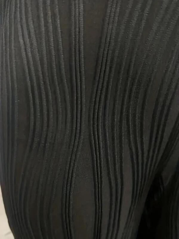 Sieviešu modes lielizmēra 1XL-5XL bikses platas bikses ikdienas ērtas bikses vienkrāsainas tekstūras bikses ar augstu vidukli