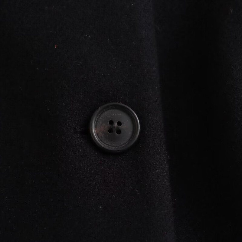 PB&ZA2024 rudens jauns sieviešu apģērbs brīvs un slaidinoša temperamenta melns neitrāls vēja tīrs variants garā mēteļa jaka