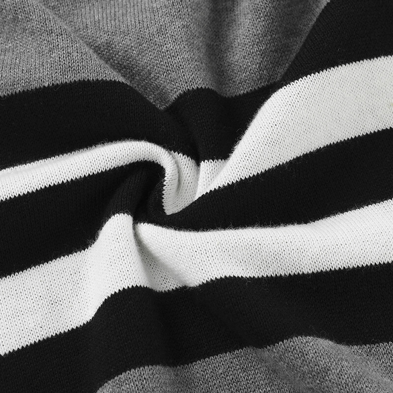 Vīriešu Džemperi Puloveri Vīriešu Svītrains Stils Kokvilnas O kakla Džemperis Krekli Džemperi Rudens Vīriešu Trikotāža Liela izmēra 3XL 4XL Džemperis