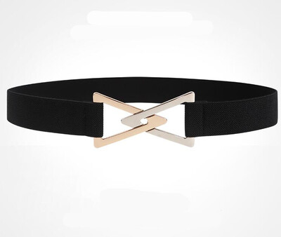 Plašs trīsstūris sudraba zelta sprādze, elastīgas jostas sievietēm, elastīga jostasvieta, sieviešu cummerband mīksta bieza, vienkārša sieviešu kleitas josta