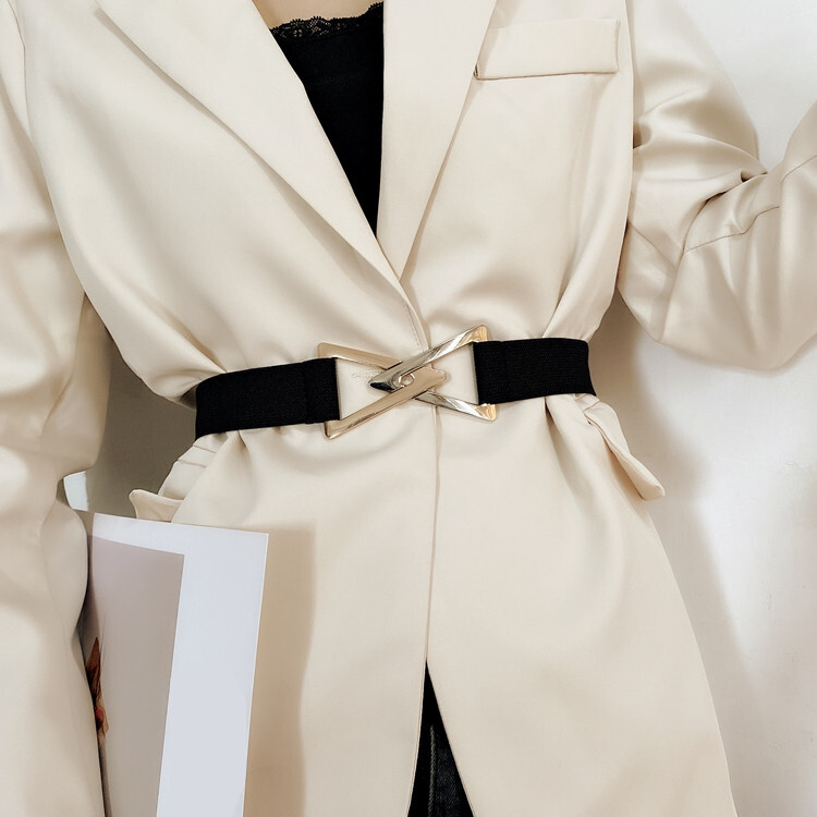 Plašs trīsstūris sudraba zelta sprādze, elastīgas jostas sievietēm, elastīga jostasvieta, sieviešu cummerband mīksta bieza, vienkārša sieviešu kleitas josta