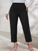 Primăvara și toamna 2024, mărime nouă, plus, stil elegant la modă, tricotat, elasticitate medie, culoare solidă