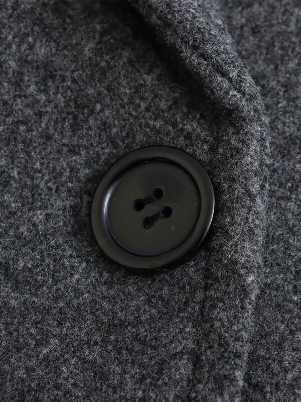 Kar＆Otza-2024 jesen nova ženska odjeća temperamenta svestrani jednobojni labavi kaput šišmiš rukava kaput dugih rukava na preklop