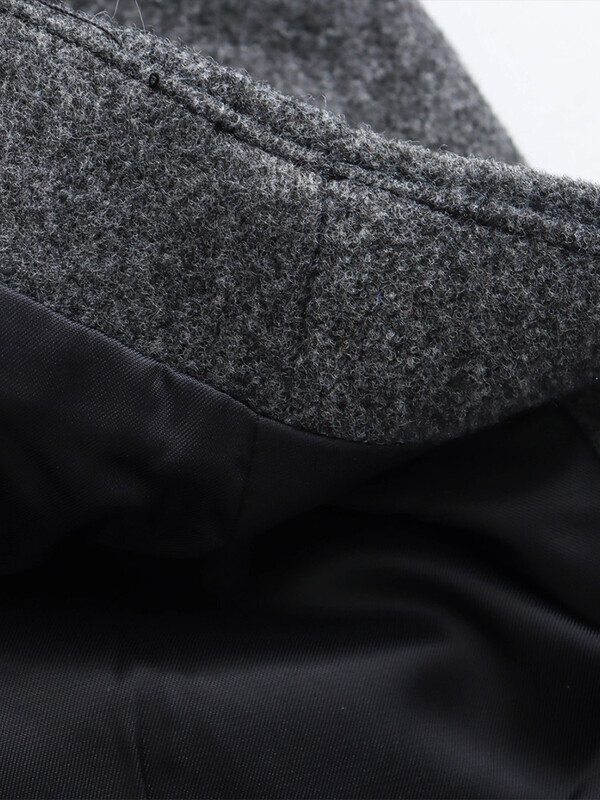 Kar＆Otza-2024 jesen nova ženska odjeća temperamenta svestrani jednobojni labavi kaput šišmiš rukava kaput dugih rukava na preklop