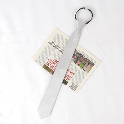 Jauna unisex cieta kaklasaite ar rāvējslēdzēju