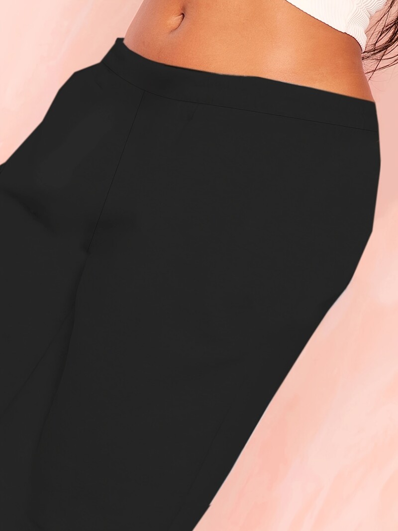 2024. gada jaunās rudens un ziemas sieviešu plus izmēra modes retro stila augstas elastības auduma cieši pieguļošas jogas deviņu minūšu bikses.