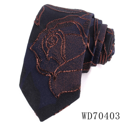 Eleganta, ziedu raksta kaklasaite, austa vīriešu kaklasaite ikdienas biznesa ballītēm kāzu līgavaiņiem