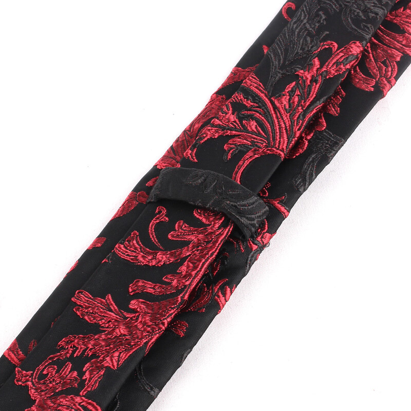 Eleganta, ziedu raksta kaklasaite, austa vīriešu kaklasaite ikdienas biznesa ballītēm kāzu līgavaiņiem