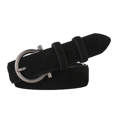 Modni ženski remeni od antilopa, kravlje kože, prava koža, široki remen od 2,8 cm, metalna kopča, ženski pojas, usklađena haljina, traperice, uski remen