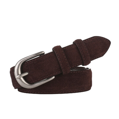 Modni ženski remeni od antilopa, kravlje kože, prava koža, široki remen od 2,8 cm, metalna kopča, ženski pojas, usklađena haljina, traperice, uski remen