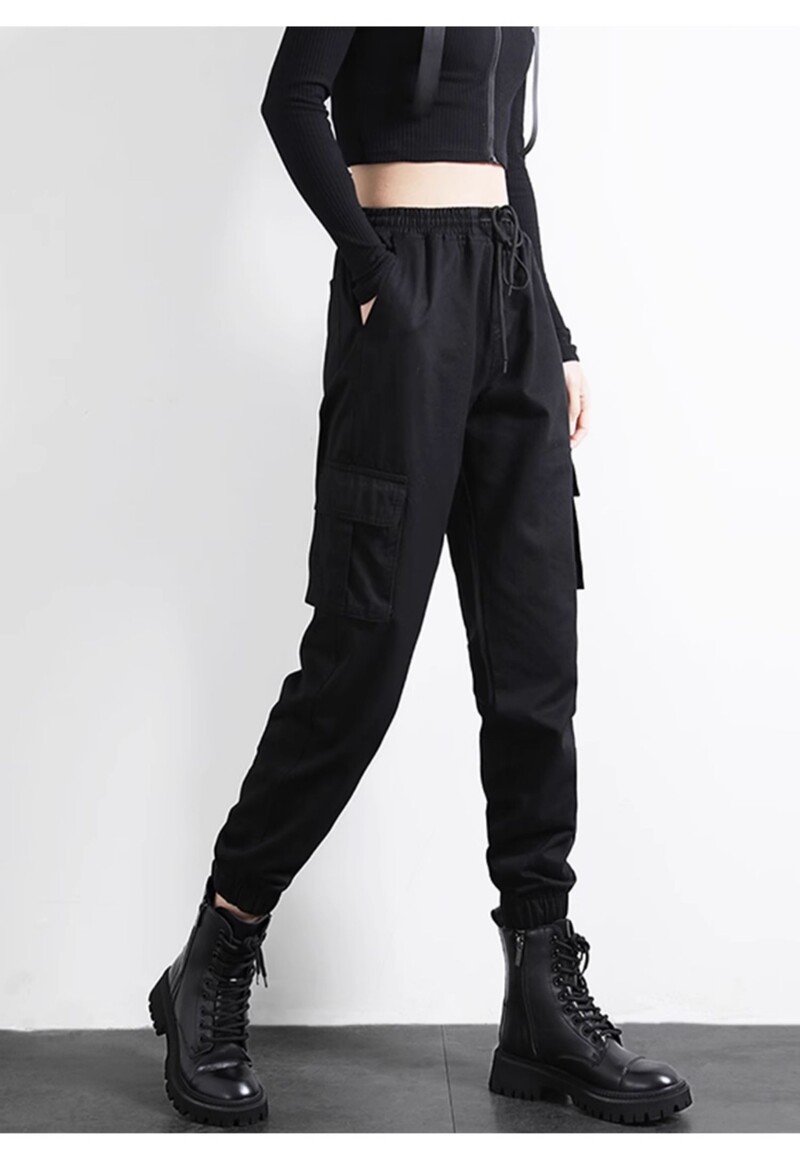 Liela izmēra n stila kombinezons sievietēm vasaras plānās daļas jaunas brīvas platas kājas slinks ikdienas ikdienas bikses ar taisnām kājām