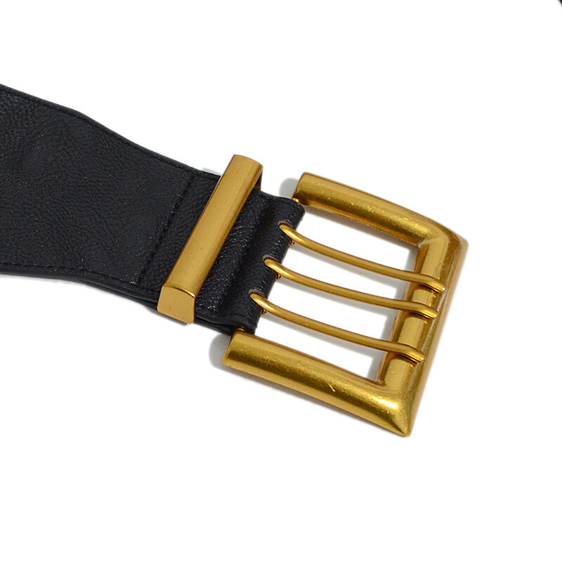 Laba retro elastīga plata josta ar zelta sprādzi Sieviešu modes uzvalks mētelis jostas jostasvietas sievietēm luksusa dizaineru zīmols