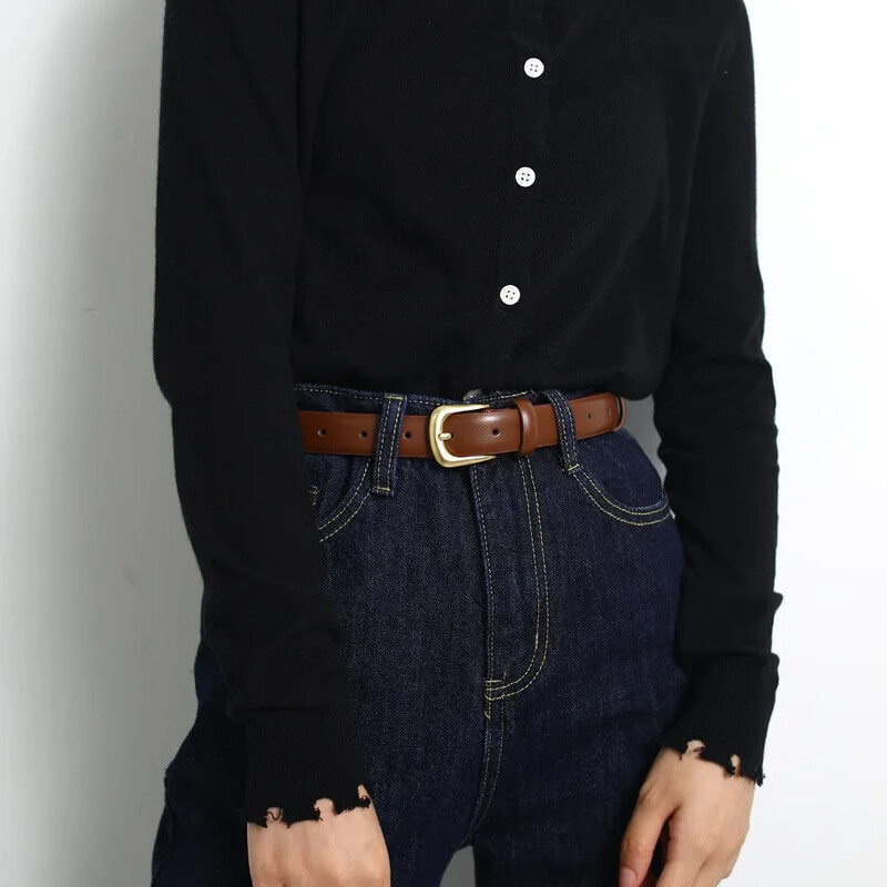 Sieviešu bikses Jostas Sieviešu Modes Luksusa Dizaineru zīmola josta džinsiem Pin Sprādze Melna brūna jostasvieta ZX015