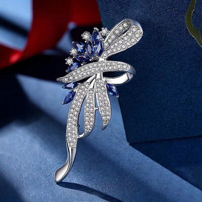 1 gab Sieviešu modes moderns piespraudes piespraudes rotaslietas lādes ziedu aksesuāri, kas piemēroti randiņiem, ballītēm, dāvanām festivālā