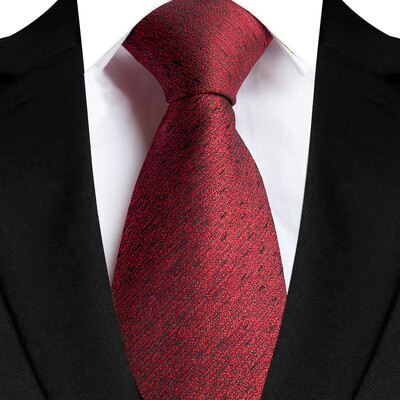 Luksusa 8 CM vīriešu kaklasaite, sarkana krāsa, vienkrāsainas, svītras Paisley kaklasaites vīrietim līgavainim, žakarda austi kaklasaite biznesa kāzu ballītei