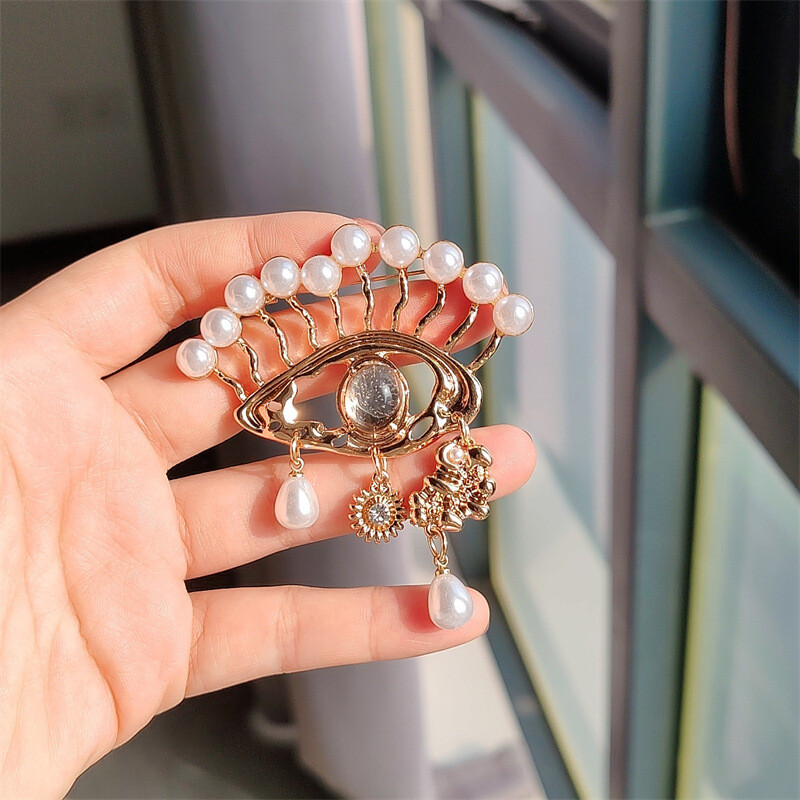 Velna acs kulonu rokassprādze, augstas klases sieviešu pārspīlēta acu rokassprādze, unikāls dizains, piespraudes piederumi