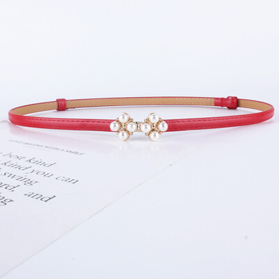 Jauns Adjust PU ādas pērļu Cummerbunds kleitas jostas, plānas sieviešu svārki jostasvietas, zelta sakausējums, sprādzes siksnas, jostas Pasek Damski