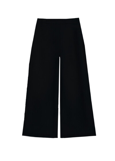 Jaunas 2024. gada rudens un ziemas sieviešu lielā izmēra trikotāžas auduma elegantas britu stila daudzpusīgas pieguļošas bikses