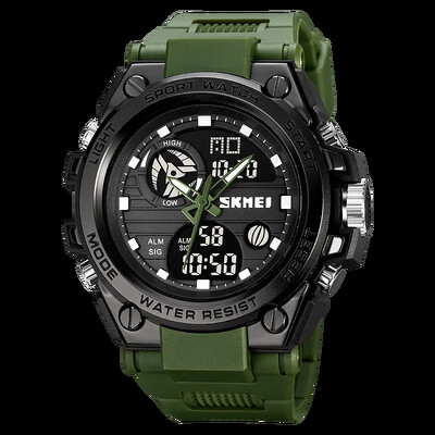 SKMEI 2031 Višenamjenski sportski vodootporni muški ručni satovi Japanski digitalni pokret Pozadinsko svjetlo Vojni muški sat Reloj