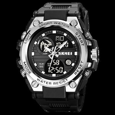 SKMEI 2031 Višenamjenski sportski vodootporni muški ručni satovi Japanski digitalni pokret Pozadinsko svjetlo Vojni muški sat Reloj