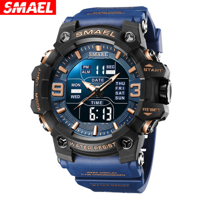 SMAEL Sport Ceas Electronic Impermeabil Ceas Student 8049 Ceas Barbati Multifunctional