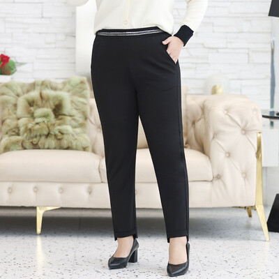 ženske hlače veće veličine kapri tajice za vježbanje za žene s džepovima crne trenirke hlače visokog struka radne hlače