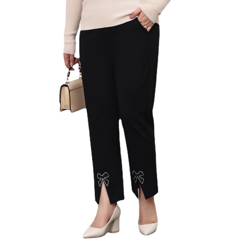 ženske hlače veće veličine kapri tajice za vježbanje za žene s džepovima crne trenirke hlače visokog struka radne hlače