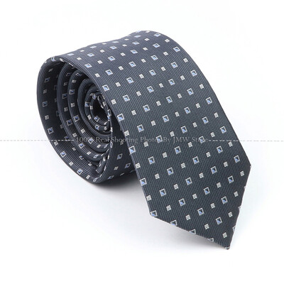 Jauna dizaina Punktu kāzu vīriešu kaklasaite Pelēka zila svītraina Paisley ziedu kaklasaite vīriešiem biznesa dropshipping līgavaiņa apkakles aksesuāri dāvana