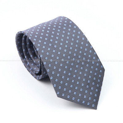 Jauna dizaina Punktu kāzu vīriešu kaklasaite Pelēka zila svītraina Paisley ziedu kaklasaite vīriešiem biznesa dropshipping līgavaiņa apkakles aksesuāri dāvana