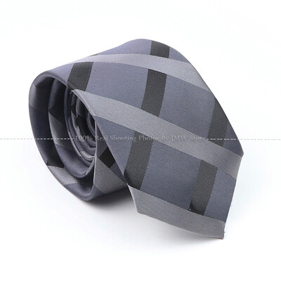 Jauna dizaina Punktu kāzu vīriešu kaklasaite Pelēka zila svītraina Paisley ziedu kaklasaite vīriešiem biznesa dropshipping līgavaiņa apkakles aksesuāri dāvana