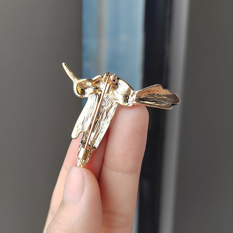 Modes Kolibri piespraudes Rhinestone Aksesuāri Augstākās klases sieviešu saktu ballīšu aksesuāri