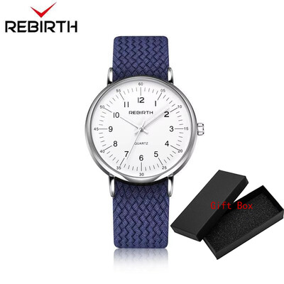Fashion Rebirth Мъжки часовници Ежедневни мъжки топ маркови луксозни часовници с кварцова найлонова каишка Спортни мъжки часовници Мъжки ръчни часовници Нови
