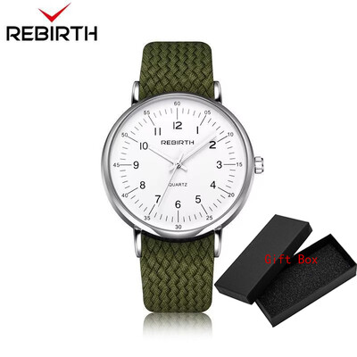 Fashion Rebirth Мъжки часовници Ежедневни мъжки топ маркови луксозни часовници с кварцова найлонова каишка Спортни мъжки часовници Мъжки ръчни часовници Нови