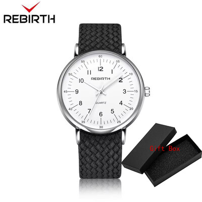 Fashion Rebirth Мъжки часовници Ежедневни мъжки топ маркови луксозни часовници с кварцова найлонова каишка Спортни мъжки часовници Мъжки ръчни часовници Нови