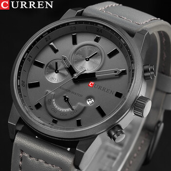 Ανδρικό ρολόι CURREN Casual Sport Quartz Ανδρικά Ρολόγια Κορυφαίας επωνυμίας Πολυτελές δερμάτινο ρολόι χαλαζία Ρολόι στρατιωτικό ανδρικό ρολόι σταγόνα