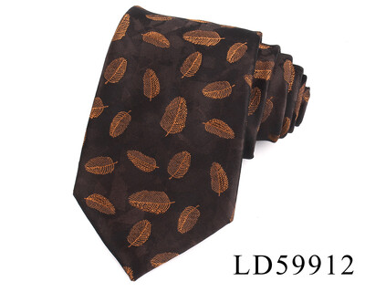 Nove prugaste kravate smeđe boje za muškarce Žene Muška kravata za zabavu Poslovna vjenčanja Kravate za odrasle Poklon za kumove