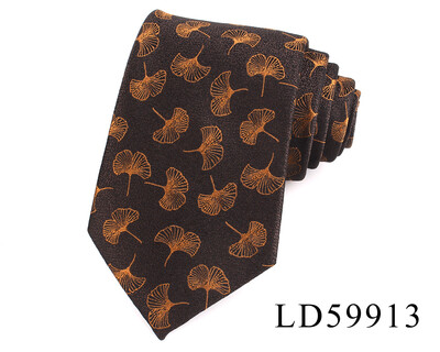 Nove prugaste kravate smeđe boje za muškarce Žene Muška kravata za zabavu Poslovna vjenčanja Kravate za odrasle Poklon za kumove