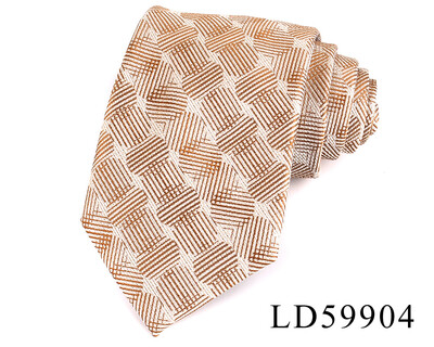 Nove prugaste kravate smeđe boje za muškarce Žene Muška kravata za zabavu Poslovna vjenčanja Kravate za odrasle Poklon za kumove