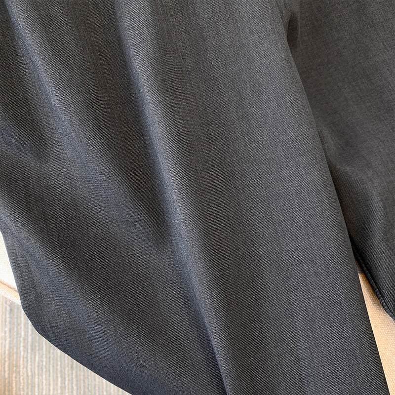 Rudens plus izmēra sieviešu ikdienas uzvalka bikses Pelēkas piepilsētas taisnas bikses Brīvas ērtas biznesa bikses 2024 Jauns Liels izmērs