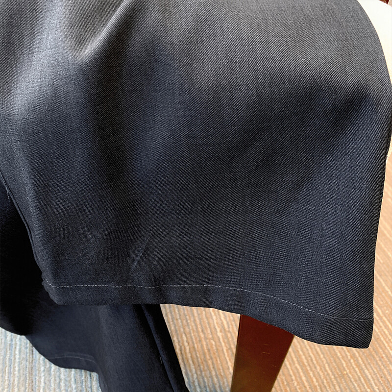 Rudens plus izmēra sieviešu ikdienas uzvalka bikses Pelēkas piepilsētas taisnas bikses Brīvas ērtas biznesa bikses 2024 Jauns Liels izmērs