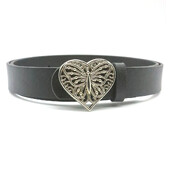 2024 Sieviešu Y2k Josta Gothic Retro sirds tauriņš mīlestības sprādze PU jostas modes brīvā laika pavadīšanas piemērots ikdienas braucieniem Aksesuāri