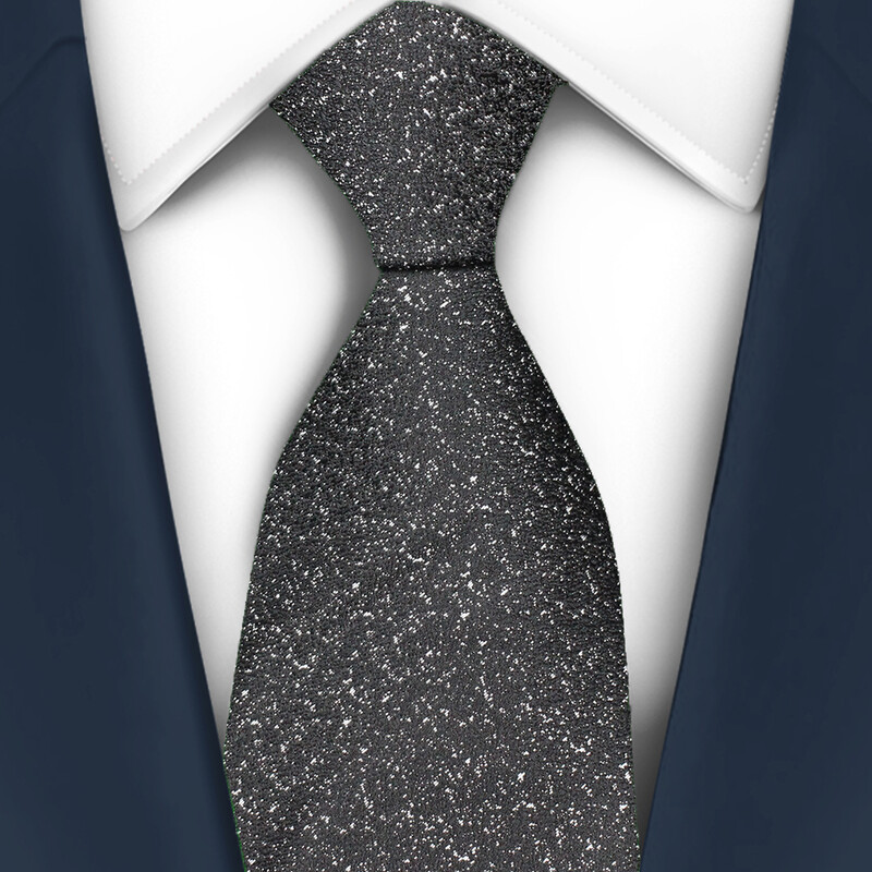 Luksuzna crna muška kravata od 8 cm, poliesterska kravata za muškarce, jednobojna jacquard kravata s paisley prugama, poslovna zabava Corbatas